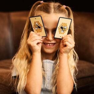 Kids at corner playing with cards